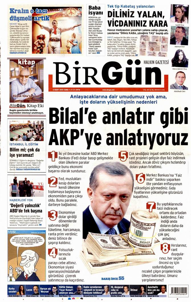 Gazete Manşetleri - 6 Mart 2015 4