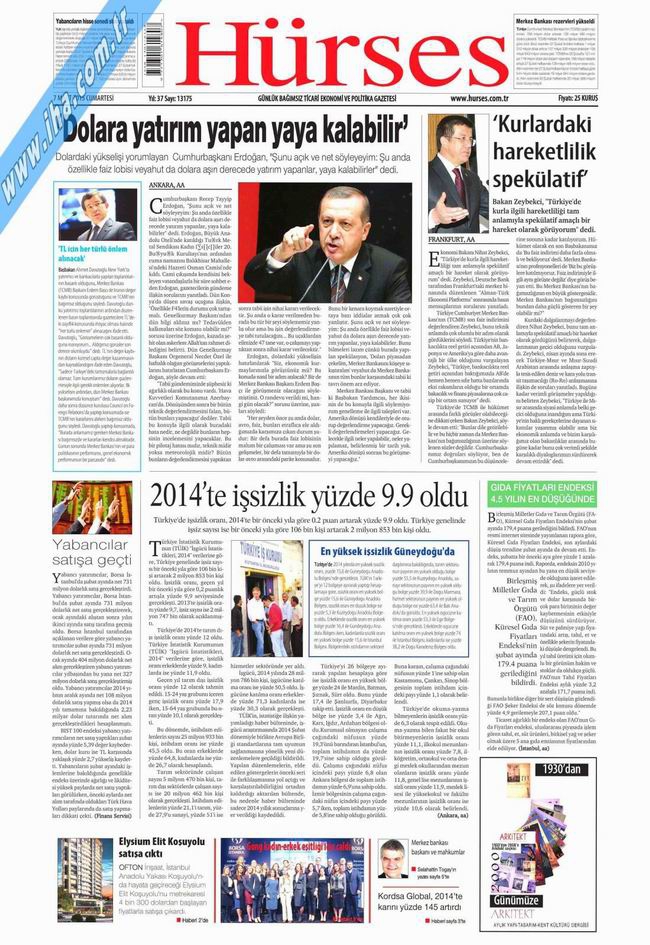 Gazete Manşetleri - 7 Mart 2015 13