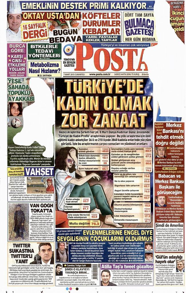 Gazete Manşetleri - 7 Mart 2015 20