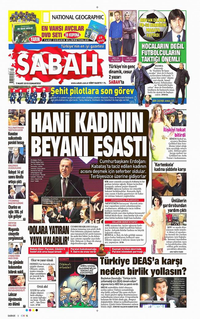 Gazete Manşetleri - 7 Mart 2015 21