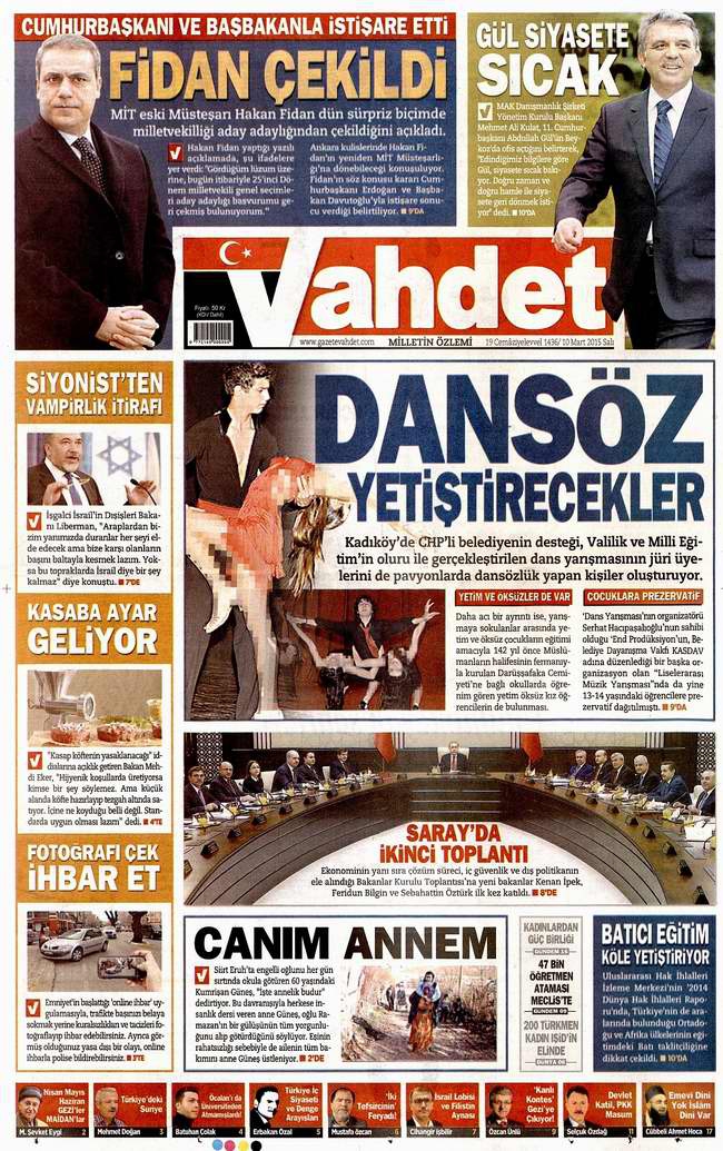 Gazete Manşetleri - 10 Mart Salı 2015 28