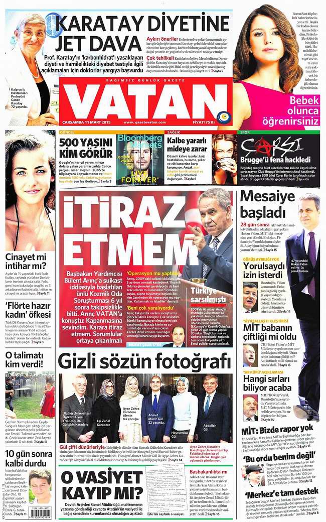 Bugünün Gazete Manşetleri - 11 Mart 2015 27