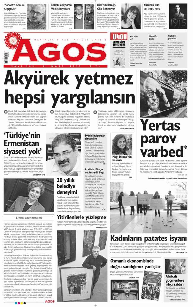 Bugünün Gazete Manşetleri - 12 Mart 2015 1