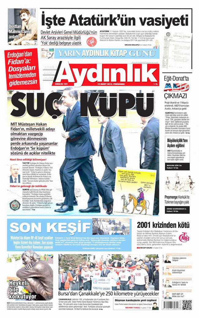 Bugünün Gazete Manşetleri - 12 Mart 2015 3