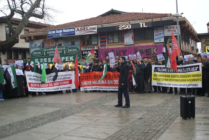 Bursa’da Suriye İntifadası Selamlandı 14
