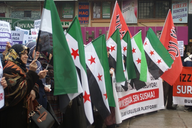 Bursa’da Suriye İntifadası Selamlandı 7