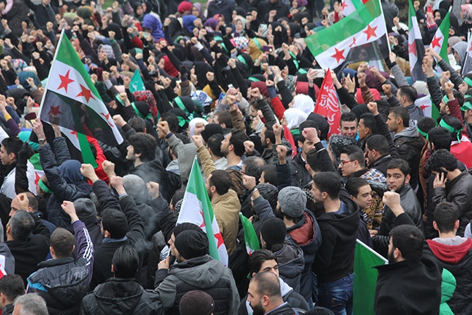 İstanbul’da Suriye İntifadasını Selamlama Yürüyüşü 14