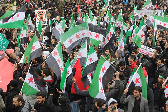 İstanbul’da Suriye İntifadasını Selamlama Yürüyüşü 20