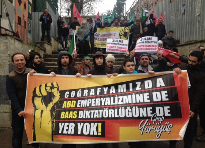 İstanbul’da Suriye İntifadasını Selamlama Yürüyüşü 21