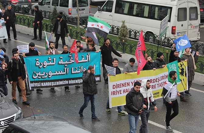 İstanbul’da Suriye İntifadasını Selamlama Yürüyüşü 26
