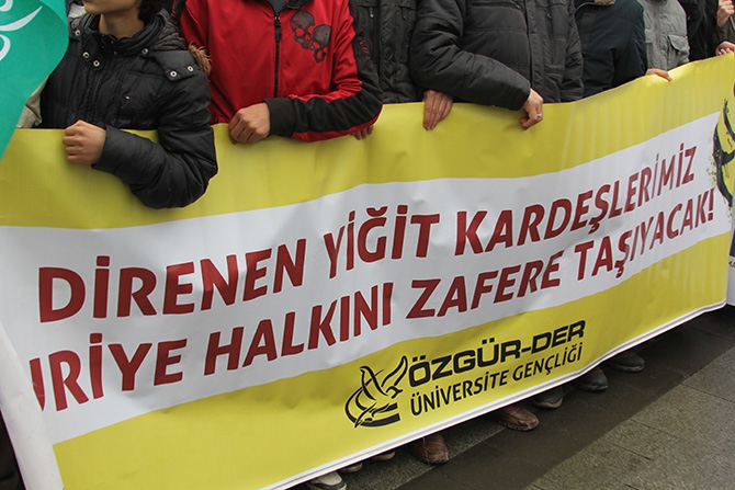 İstanbul’da Suriye İntifadasını Selamlama Yürüyüşü 28