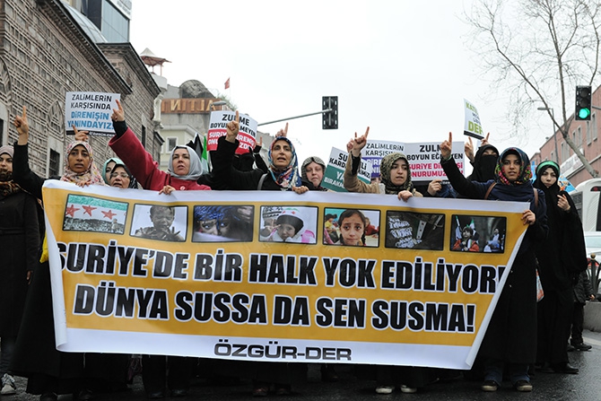 İstanbul’da Suriye İntifadasını Selamlama Yürüyüşü 3