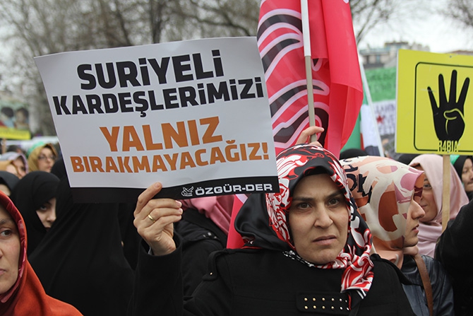 İstanbul’da Suriye İntifadasını Selamlama Yürüyüşü 33