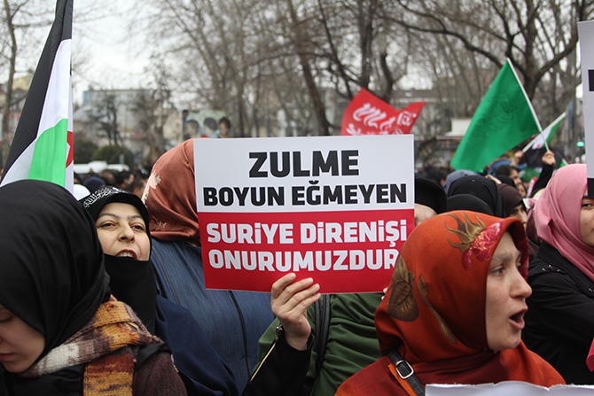 İstanbul’da Suriye İntifadasını Selamlama Yürüyüşü 35
