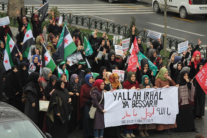 İstanbul’da Suriye İntifadasını Selamlama Yürüyüşü 38