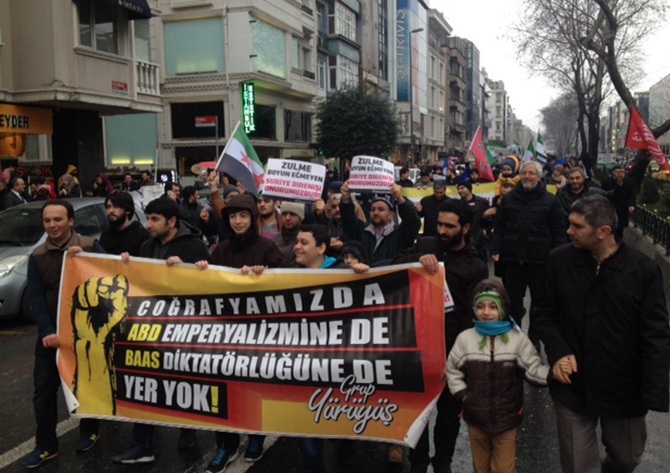 İstanbul’da Suriye İntifadasını Selamlama Yürüyüşü 39