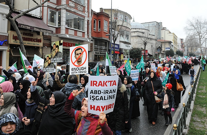 İstanbul’da Suriye İntifadasını Selamlama Yürüyüşü 5