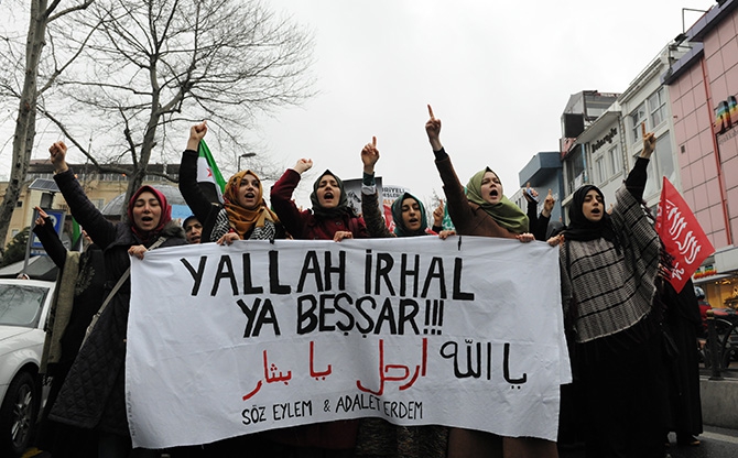 İstanbul’da Suriye İntifadasını Selamlama Yürüyüşü 9