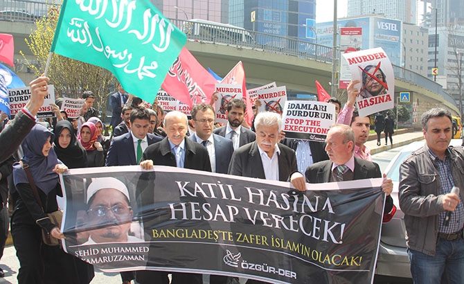 Kamaruzzaman’ın İdamı İstanbul’da Protesto Edildi 11