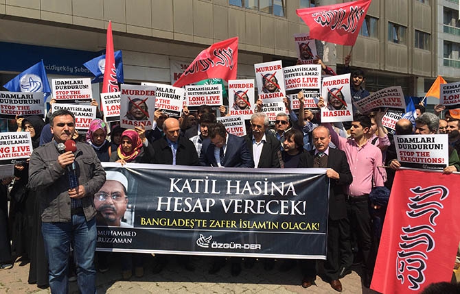 Kamaruzzaman’ın İdamı İstanbul’da Protesto Edildi 2