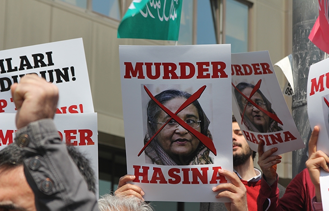 Kamaruzzaman’ın İdamı İstanbul’da Protesto Edildi 3