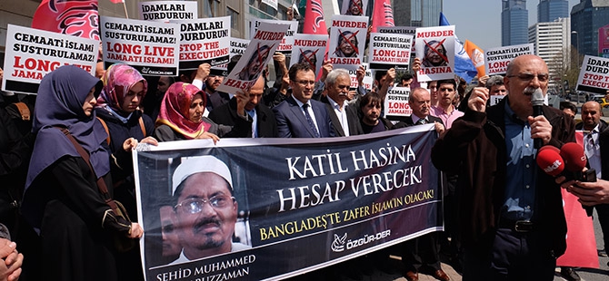 Kamaruzzaman’ın İdamı İstanbul’da Protesto Edildi 5
