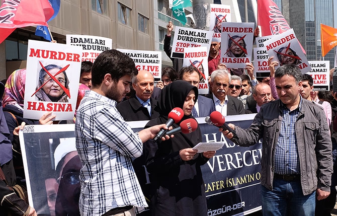 Kamaruzzaman’ın İdamı İstanbul’da Protesto Edildi 9