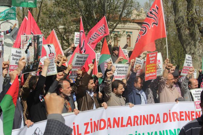 Saraçhane’de Müslüman Esirlerle Dayanışma Eylemi 16