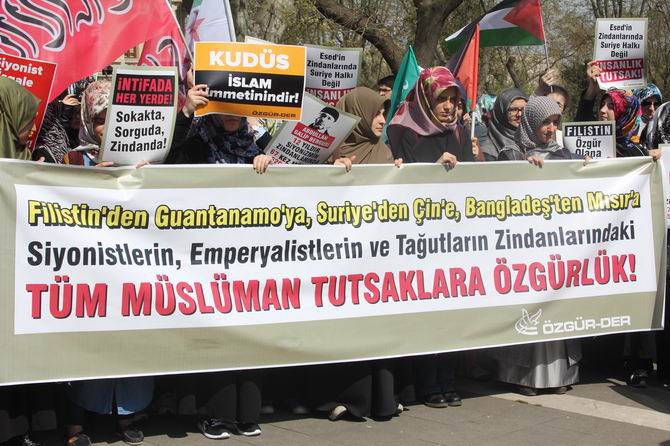 Saraçhane’de Müslüman Esirlerle Dayanışma Eylemi 6