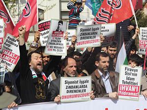 Saraçhane’de Müslüman Esirlerle Dayanışma Eylemi