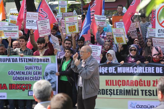 Kılıçdaroğlu’nun Muhacirlere Yönelik Irkçı Sözleri Protesto Edildi 16