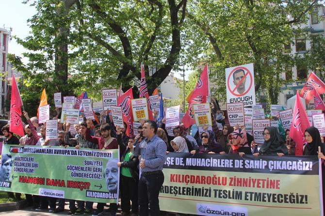 Kılıçdaroğlu’nun Muhacirlere Yönelik Irkçı Sözleri Protesto Edildi 2