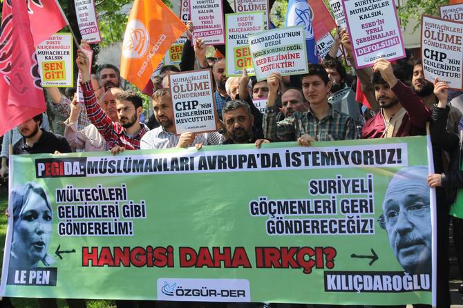 Kılıçdaroğlu’nun Muhacirlere Yönelik Irkçı Sözleri Protesto Edildi 3