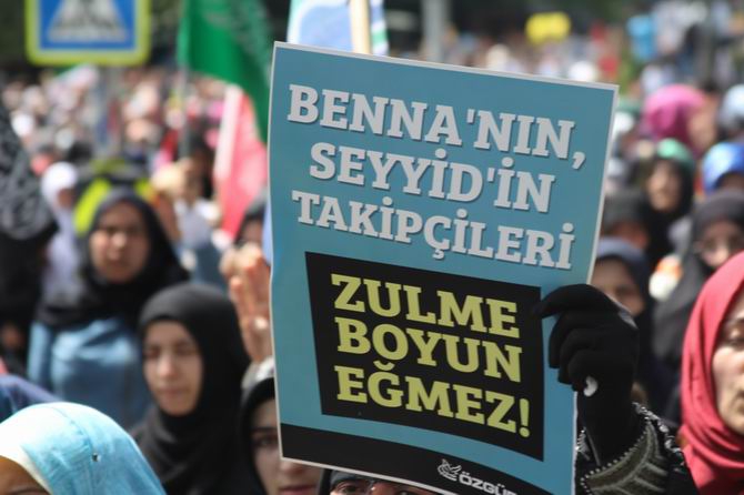 İstanbul’da İhvan Liderlerine Destek Yürüyüşü 23