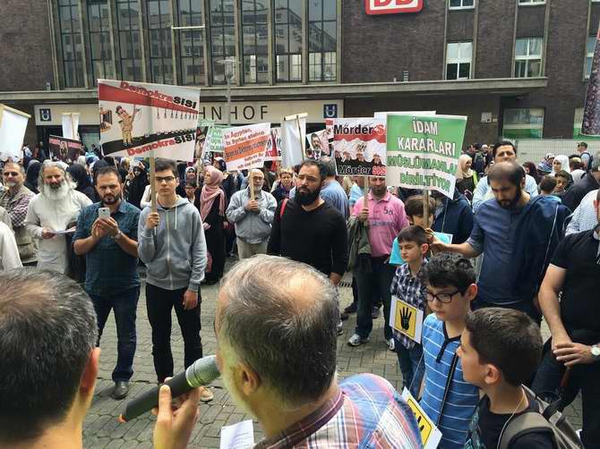 Almanya'da Katil Sisi'ye Lanet, İhvan'a Destek Yürüyüşü 13