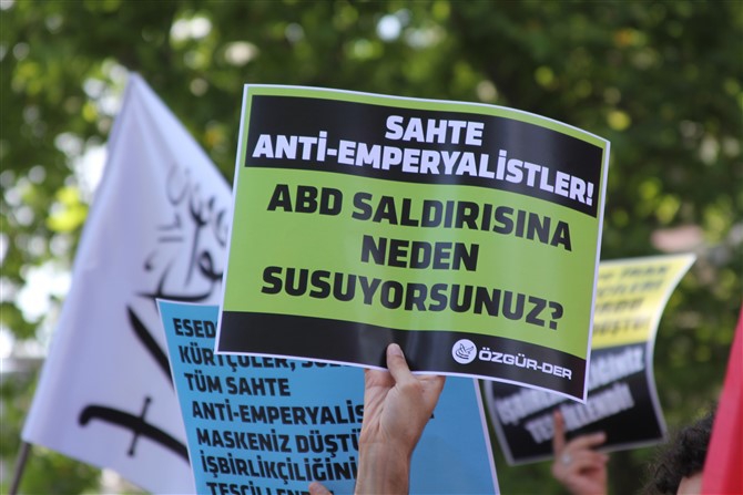 ABD'nin Suriye'deki Saldırıları Protesto Edildi 10