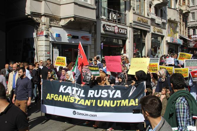 Rusya'nın Suriye Müdahalesi Protesto Edildi 10