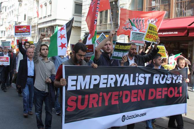 Rusya'nın Suriye Müdahalesi Protesto Edildi 14