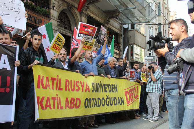 Rusya'nın Suriye Müdahalesi Protesto Edildi 20