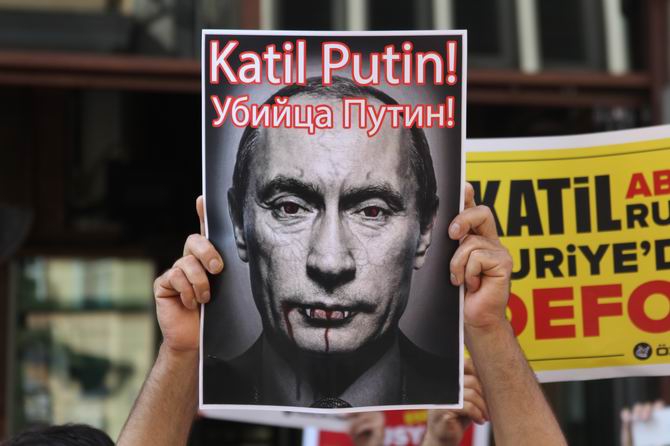 Rusya'nın Suriye Müdahalesi Protesto Edildi 22