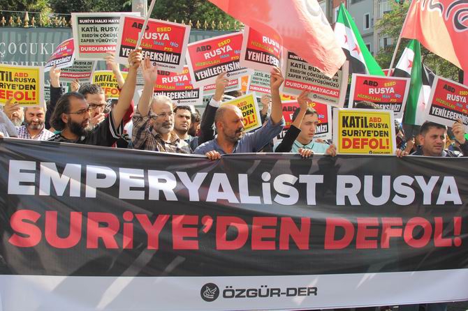 Rusya'nın Suriye Müdahalesi Protesto Edildi 7