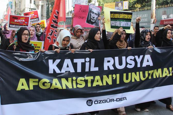 Rusya'nın Suriye Müdahalesi Protesto Edildi 9