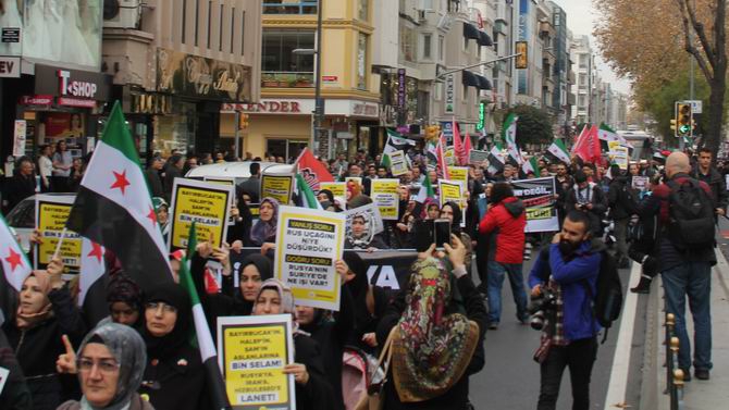 Rus Zulmüne İstanbul’da Protesto 10