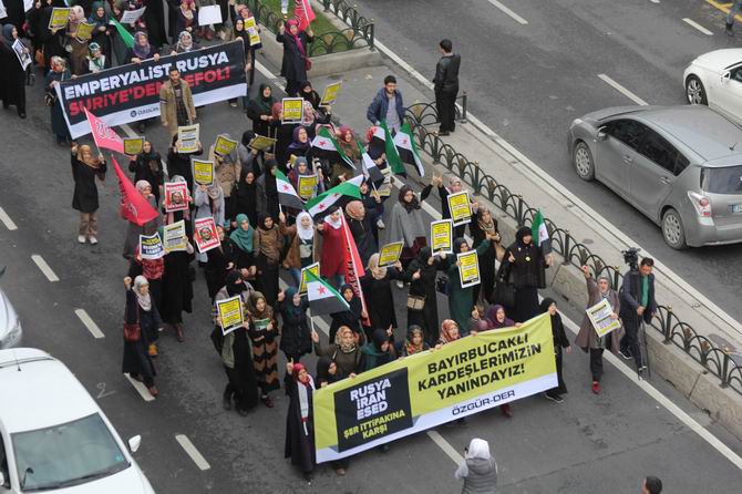 Rus Zulmüne İstanbul’da Protesto 11