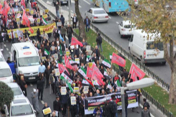 Rus Zulmüne İstanbul’da Protesto 12