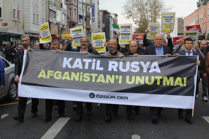 Rus Zulmüne İstanbul’da Protesto 14