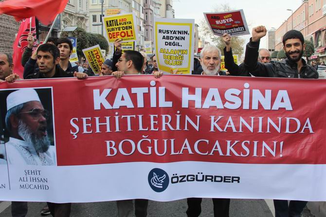 Rus Zulmüne İstanbul’da Protesto 15