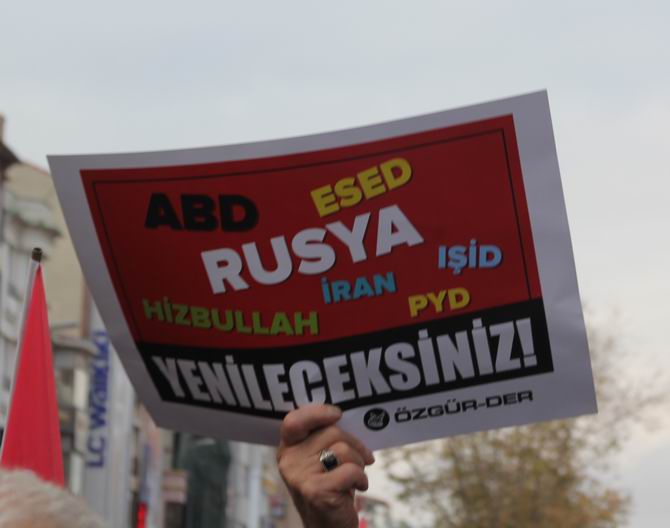 Rus Zulmüne İstanbul’da Protesto 16