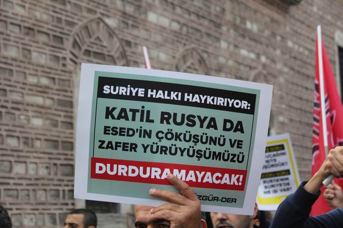 Rus Zulmüne İstanbul’da Protesto 17