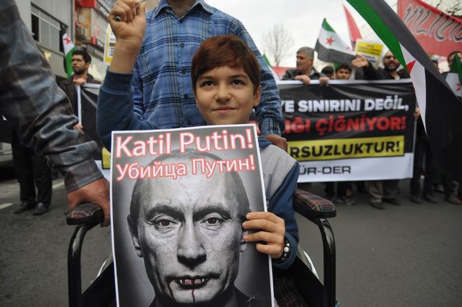 Rus Zulmüne İstanbul’da Protesto 20